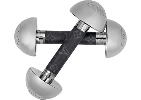 louis vuitton dumbell|Louis Vuitton designer dumbbells.